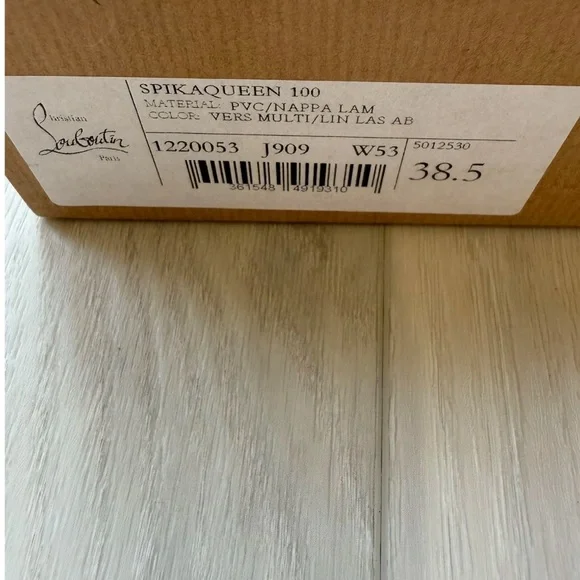 Christian Louboutin Blue D'Orsay Heels with Glitter Embellishments - Picture 14 of 15